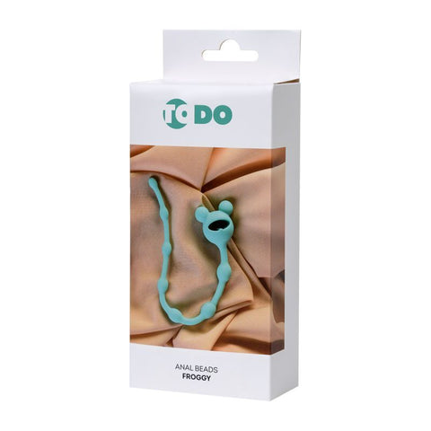 Todo Froggy Anal Chain in Teal for Beginners 27cm > Anal Range > Anal Beads