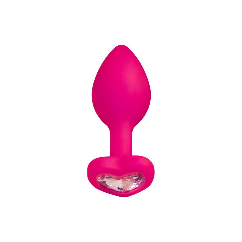 ToDo Diamond Heart (Clear) – Anal Plug 2.36 Inch Pink > Anal Range > Butt Plugs