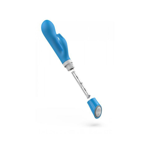 Bwild Deluxe Bunny Blue Lagoon Rabbit Massager 6 Inch VIBRATORS-RABBIT