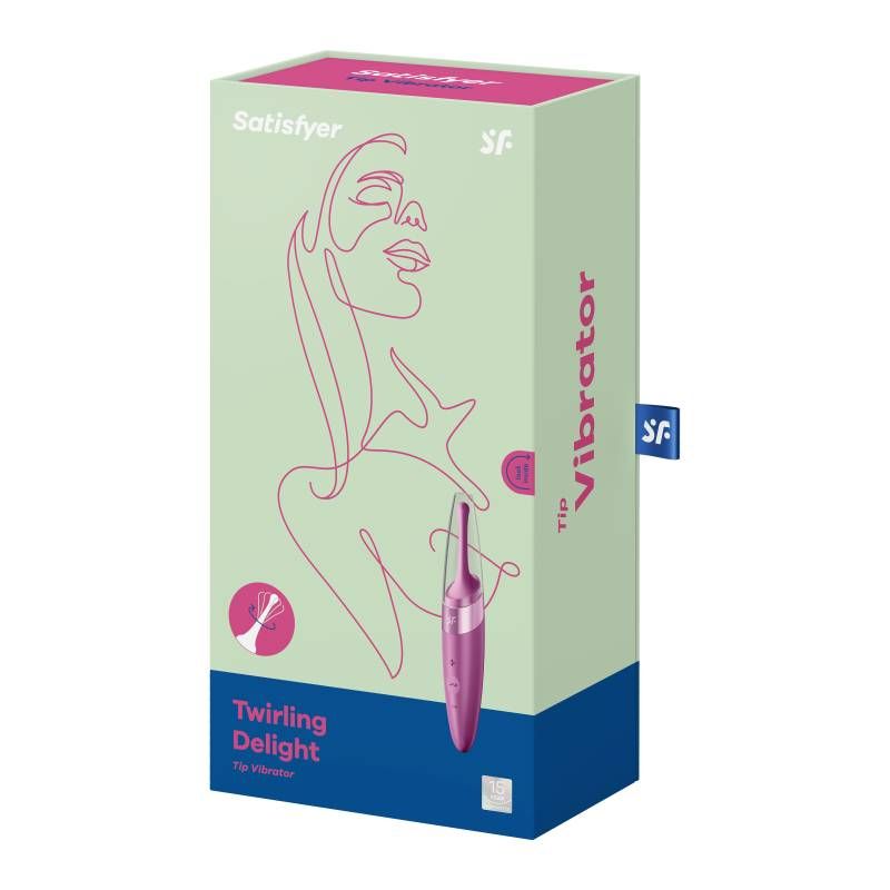 Satisfyer Twirling Delight – Tip Stimulator Silicone Rechargeable Toy > Vibrators > Ladies > Clitoral Vibrators and Stimulators