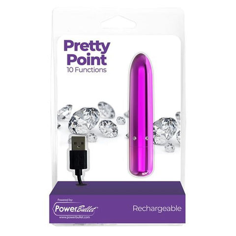 Pretty Point 4in Power Bullet Purple Vibrator for Pleasure > Vibrators > Mini Vibrators