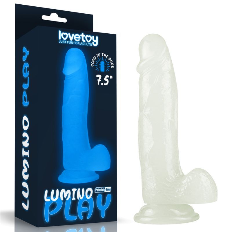 Lumino Play Glow in the Dark Dildo 7.5 Inch Adult Toy DONGS