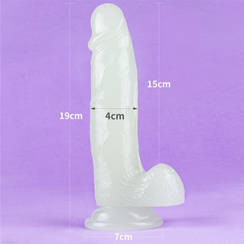 Lumino Play Glow in the Dark Dildo 7.5 Inch > Dildos > Realistic Dildos