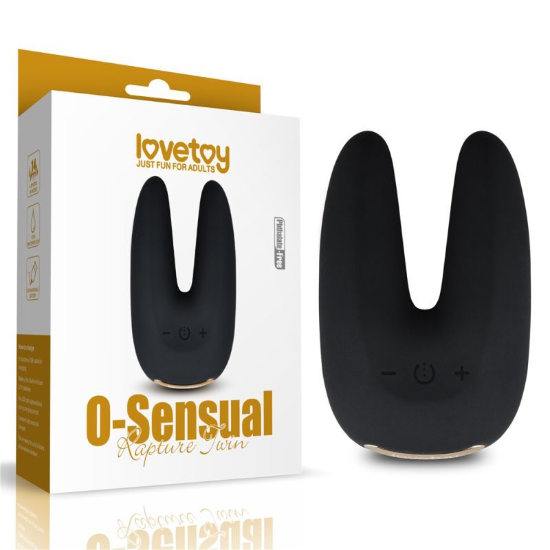 Lovetoy O Sensual Rapture Twin Vibrator – Flexible Vibrator Default Title > Sex Toys For Ladies > Clitoral Vibrators and Stimulators