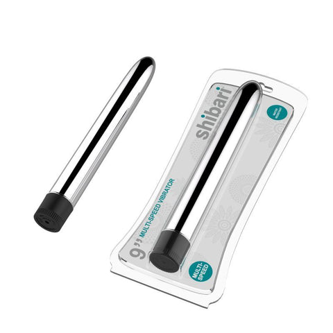 Shibari Multi Speed Vibrator 9 Inch Silver Vibrators