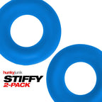 Hunkyjunk Stiffy 2-Pc Cockring Set – Silicone > Cock Ring > Single