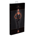 Power Wetlook Overall with Tulle Panel > Clothes > Womens Latex