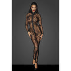 Long Tulle Overall with Three Way Zipper Black Small > Clothes > Dresses and Chemises