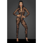 Long Tulle Overall with Three Way Zipper Black Medium > Clothes > Dresses and Chemises