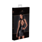 Power Wetlook Short Dress with Tulle Top > Clothes > Dresses and Chemises