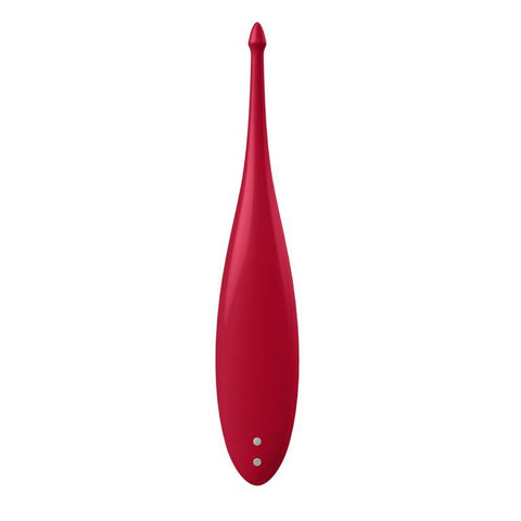 Satisfyer Twirling Fun Tip Stimulator in Poppy Red STIMULATORS