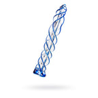 Sexus Glass Dildo Blue Helix 18.7 Centimeters > Glass > Dildos