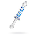 Sexus Glass Dildo Probe with Handle 23cm Clear > Glass > Dildos