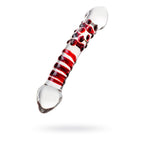 Sexus Glass Dildo Red Delight 19cm Elegant Clear > Glass > Dildos