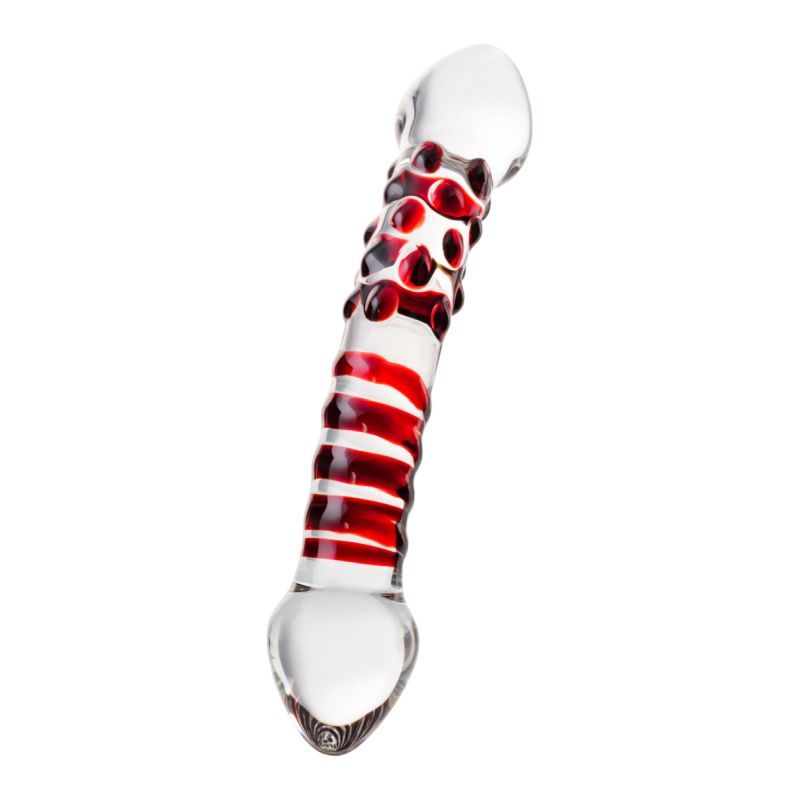 Sexus Glass Dildo Red Delight 19cm Elegant > Glass > Dildos