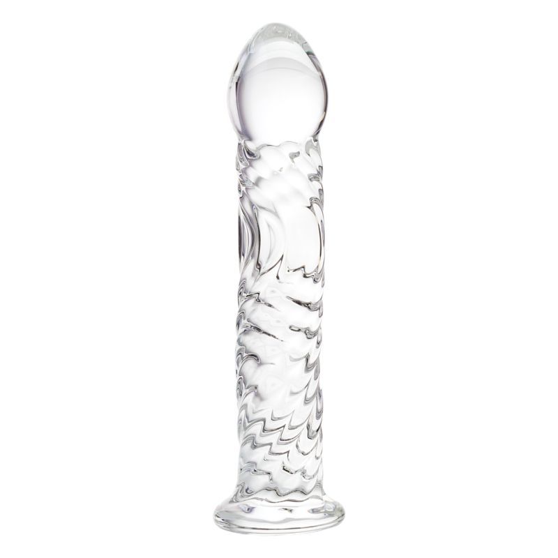 Sexus Glass Dildo Clear 16 Centimeters Body Safe DONGS Glass