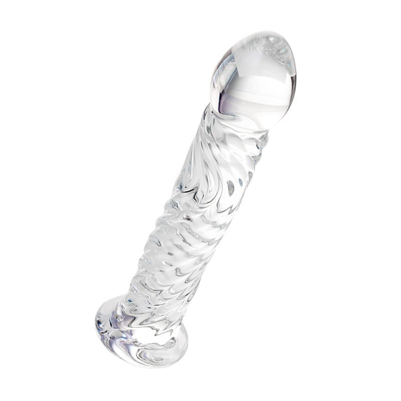 Sexus Glass Dildo Clear 16 Centimeters Body Safe DONGS Glass