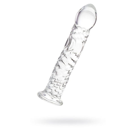 Sexus Glass Dildo Clear 16 Centimeters Body Safe DONGS Glass