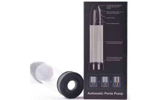 Premium Rechargeable Suction Penis Pump with Sleeve and Donut