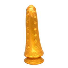 Hunchback Dildo Gold 24x7.2cm Silicone Pleasure Tool