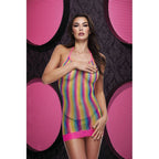 Rainbow Lace Mini Dress Rainbow One Size > Clothes > Dresses and Chemises