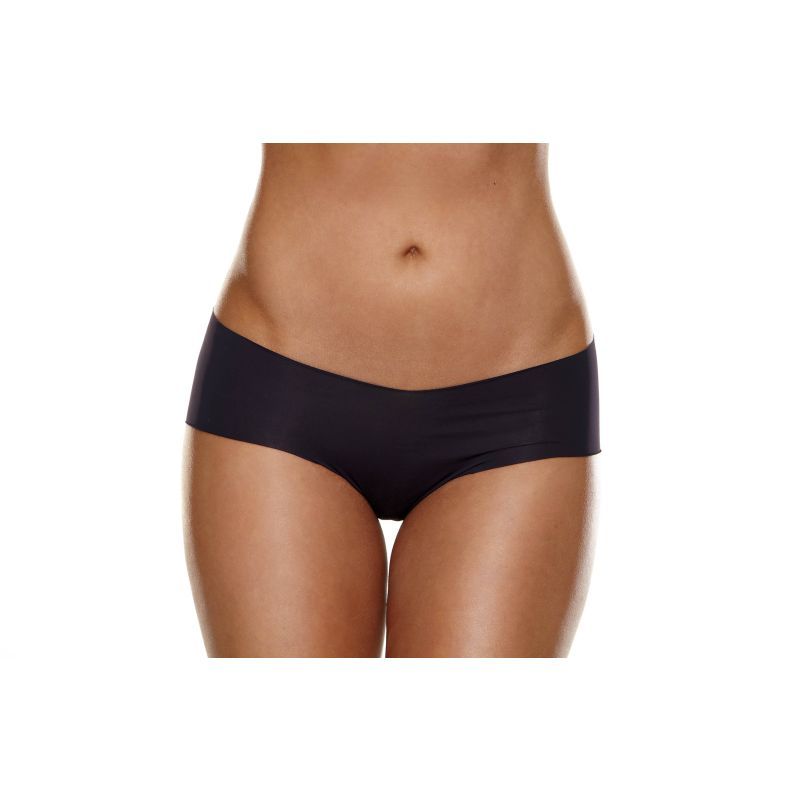 Hollywood Curves Invisible Black Bootyshort Panties Boyshort Black Medium Large > Clothes > Panties