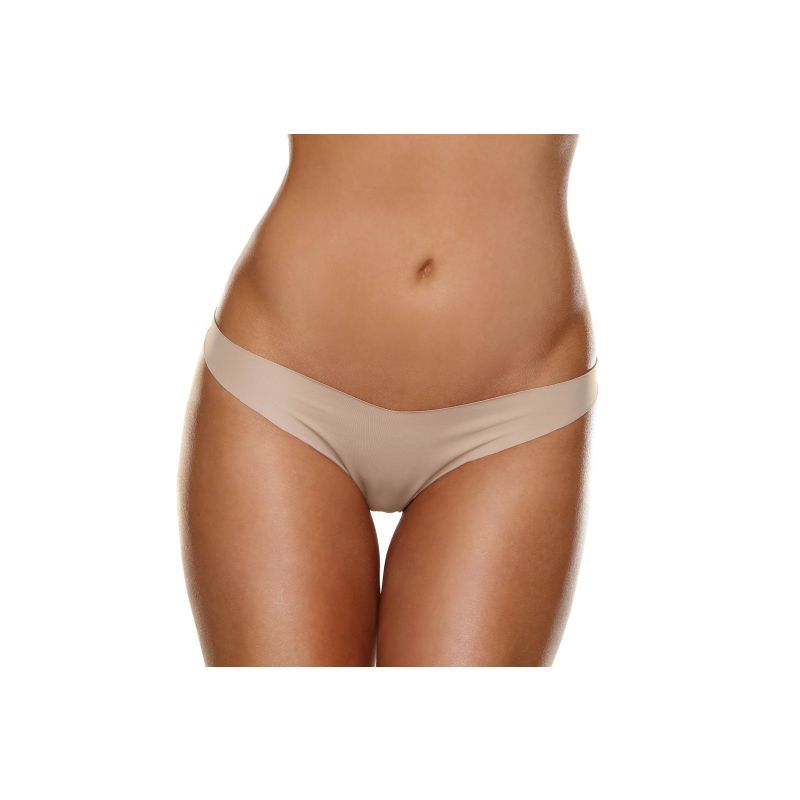 Invisible Thong Seamless Panties Black Nude Tagless Finish Smooth Silhouette Underwear Nude Medium Large > Clothes > Panties