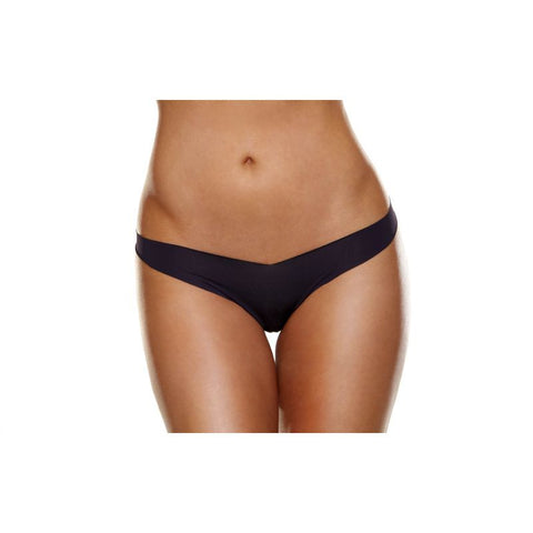 Invisible Thong Black and Nude Seamless Panties for a Smooth Silhouette Black Small Medium Panties