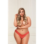 Low Rise Lace Thong Neon Blue - Comfortable Hipster Style Orange Extra Large > Clothes > Panties