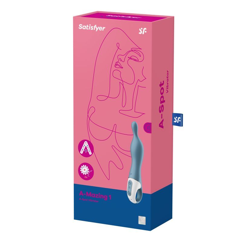 A-mazing 1 Vibrator Blue for Precise A-Spot Stimulation Vibrators - G Spot