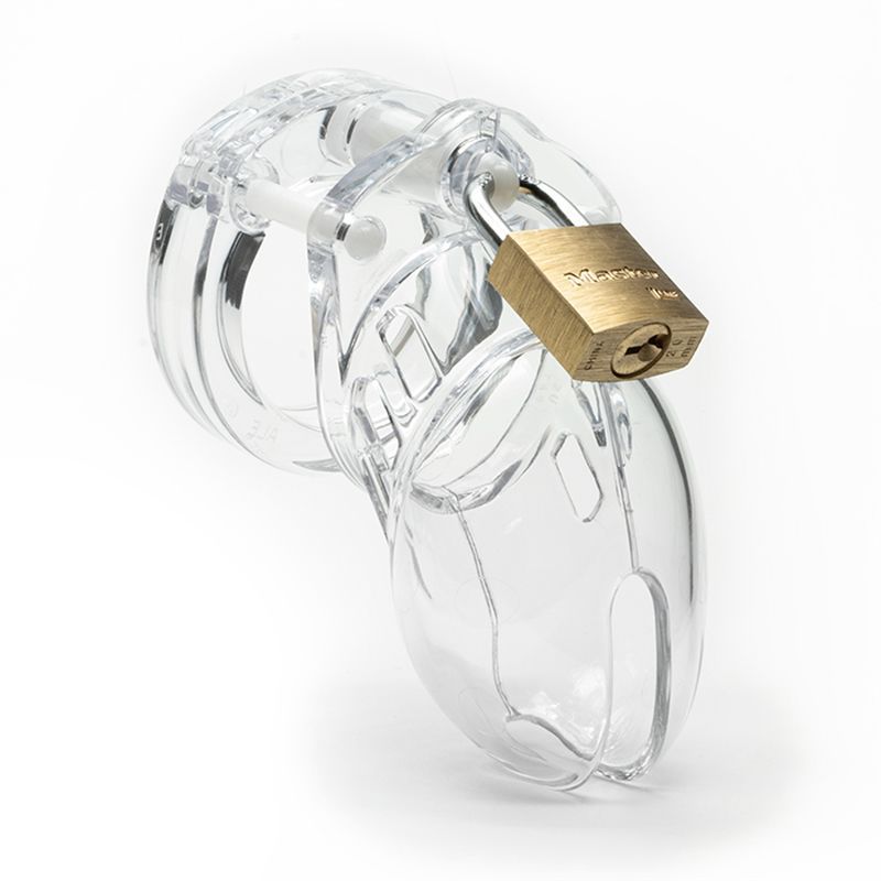 Cockcage CB-6000S Clear 3.25 Inch Medical-Grade Chastity Cage > Bondage Gear > Male Chastity