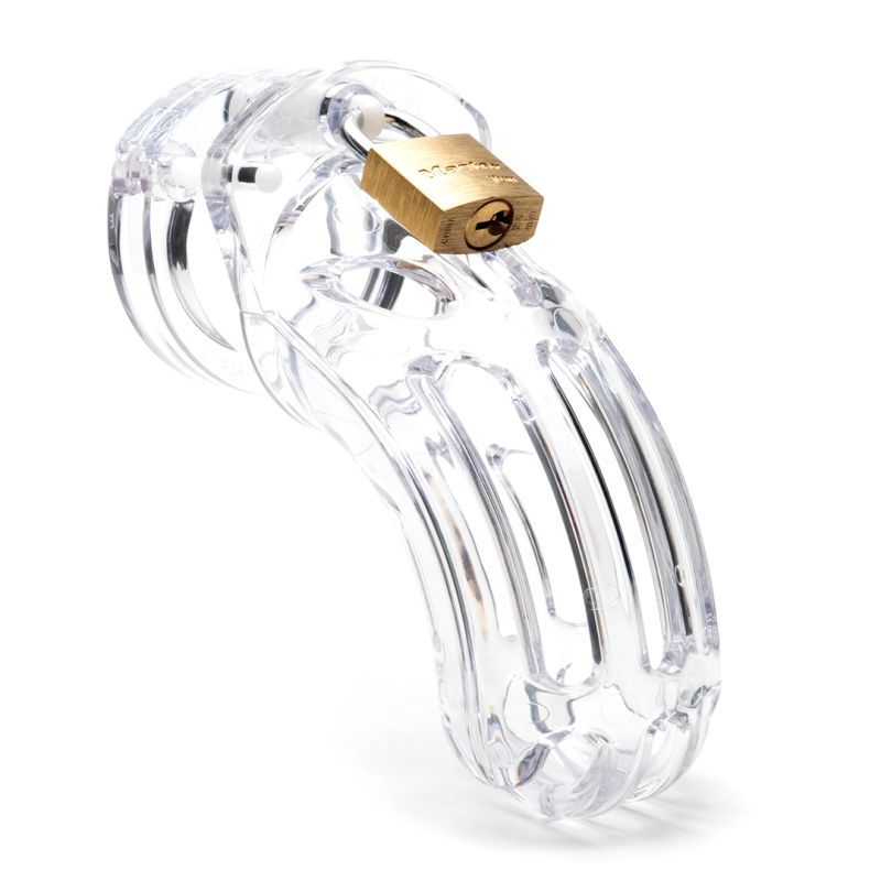 Cockcage The Curve Clear Chastity Device 9.5cm x 3.8cm > Bondage Gear > Male Chastity