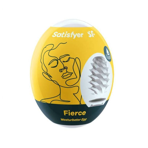 Satisfyer Masturbator Egg Fierce Compact Travel Size Default Title Strokers - Cup|Egg
