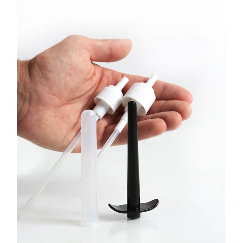 Buckd Lube Injector Four Piece Bottle Adapter Lube Applicator