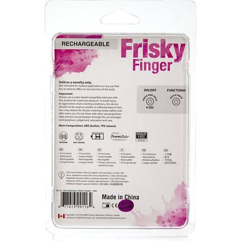 Frisky Finger Pink Vibrator > Vibrators > Finger Vibrators