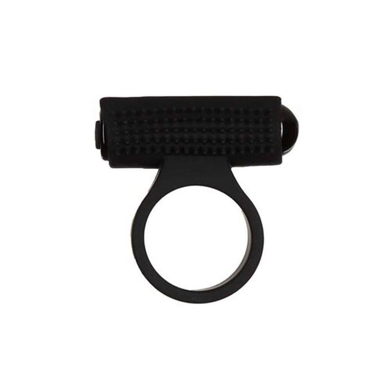 Power Bullet Cosmic Cock Ring w Bullet Black Black > Cock Ring > Vibrating