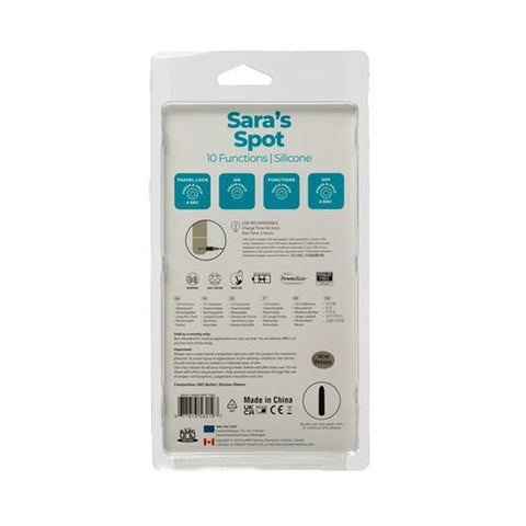 Power Bullet Sara’s Spot Vibrator Teal for G-Spot Pleasure > Sex Toys For Ladies > G-Spot Vibrators