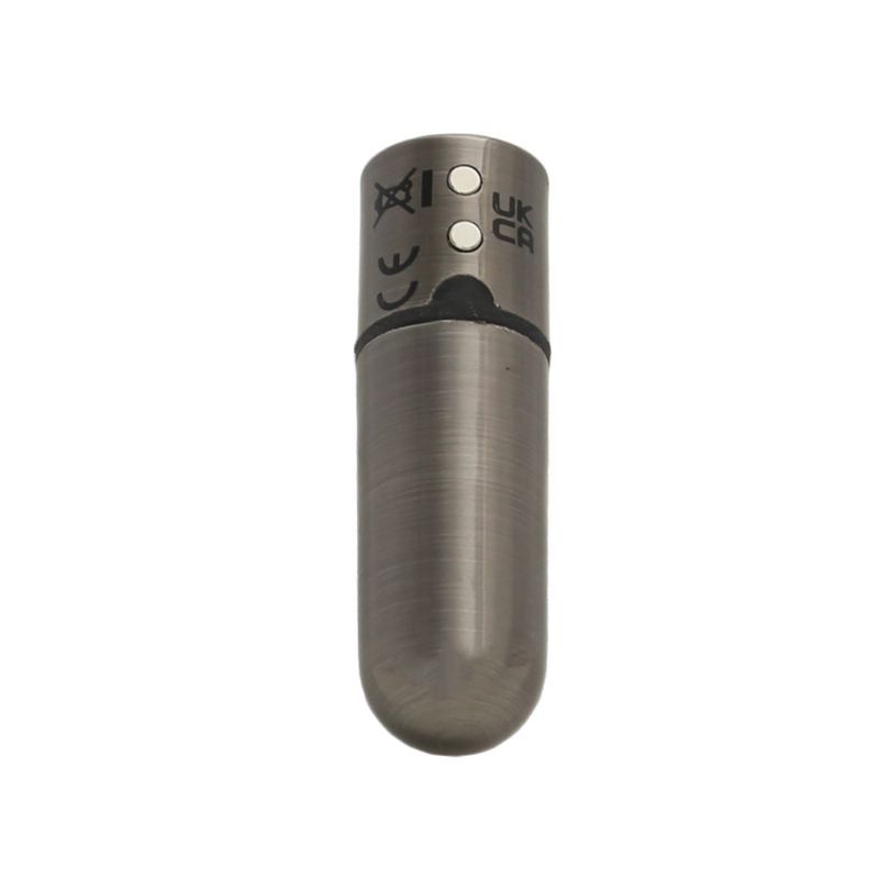 Power Bullet First Class 6cm Vibrator with Crystal Gun Metal Finish Default Title > Vibrators > Mini Vibrators