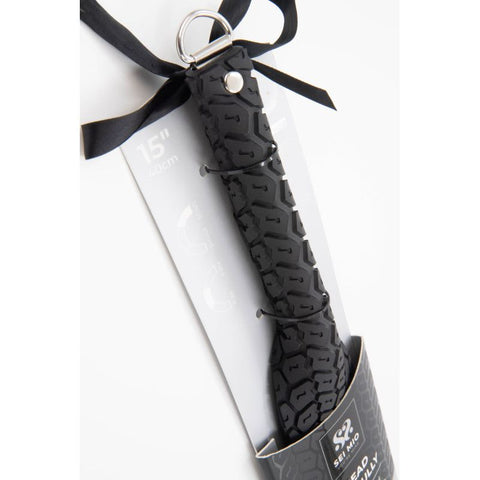 Tyre Paddle Large Black - Double-Sided Vegan Spanking Tool Whips & Paddles