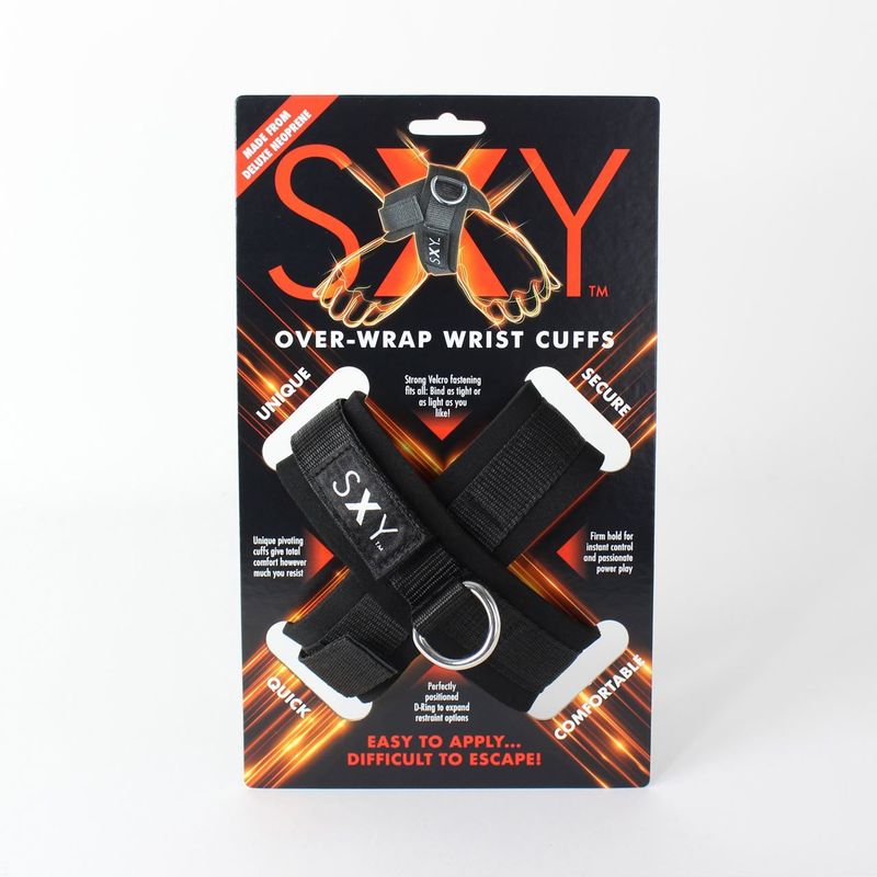Sxy Cuffs Deluxe Neoprene Cross Wrist Restraints Pair - Soft Secure Restraints > Bondage Gear > Restraints