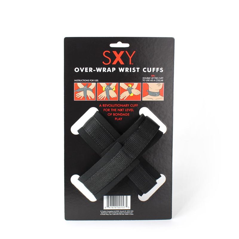 Sxy Cuffs Deluxe Neoprene Cross Wrist Restraints Pair - Soft Secure Restraints > Bondage Gear > Restraints