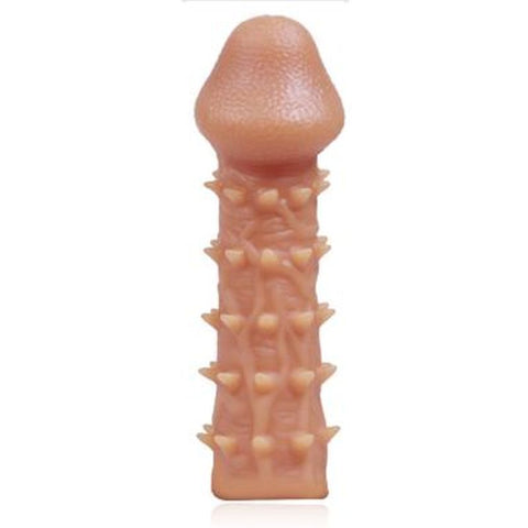 Cock Sleeve Enclosed Tip - Studded Soft Silicone 4.6 x 5.1cm Large Default Title SLEEVES