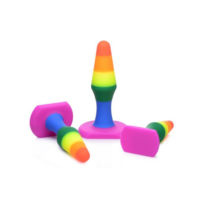 Rainbow Ready Anal Trainer Set for Beginners and Experienced Users > Anal Range > Butt Plug Kits