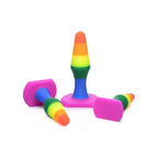 Rainbow Ready Anal Trainer Set – Premium Silicone, Multisize Anal Toys > Anal Range > Butt Plug Kits