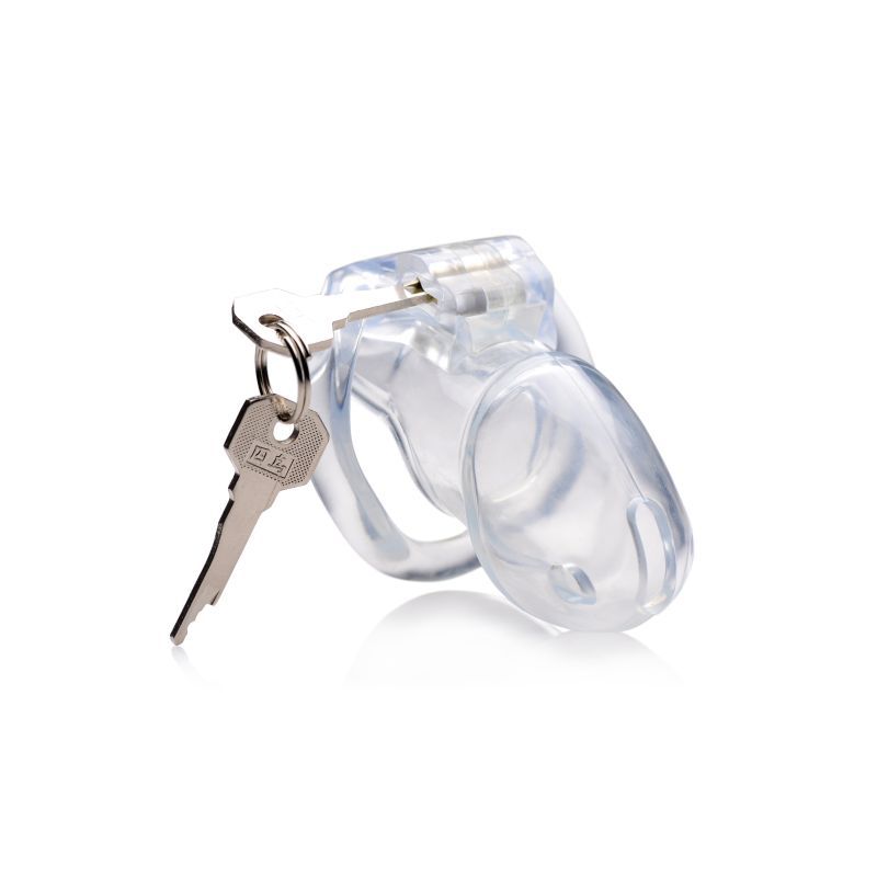 Clear Captor Chastity Cage Medium – Precision Engineered Comfortable Chastity Device > Bondage Gear > Male Chastity