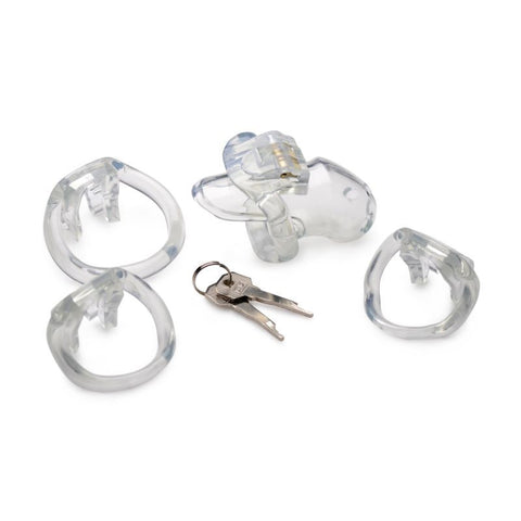 Clear Captor Chastity Cage Small Transparent > Bondage Gear > Male Chastity