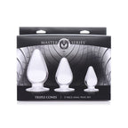 Triple Cones 3 Piece Set – Clear Graduated Anal Plugs > Anal Range > Butt Plug Kits