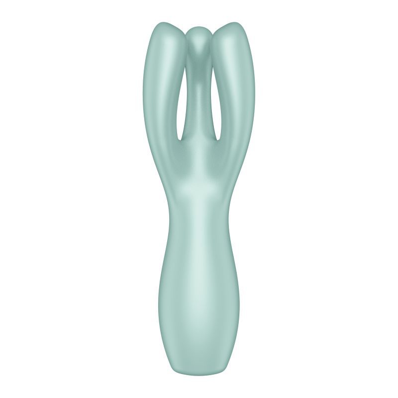 Satisfyer Threesome 3 Lay-On Vibrator – Waterproof External Silicone Vibrator Green > Vibrators > Vibrating Pads