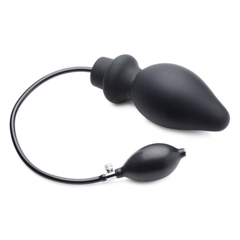 Ass Pand Large Inflatable Silicone Plug Black Butt Plugs