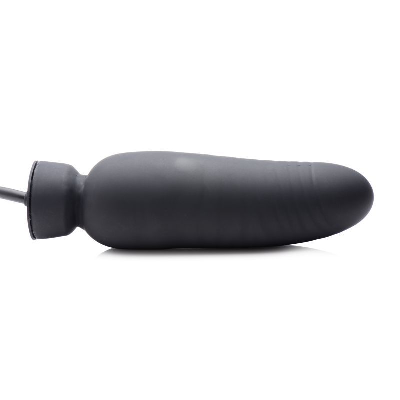 Dick Spand Inflatable Silicone Dildo (Black) – Up to 3.1" Dia Adjustable Shaft Dildo > Dildos > Oversized Toys